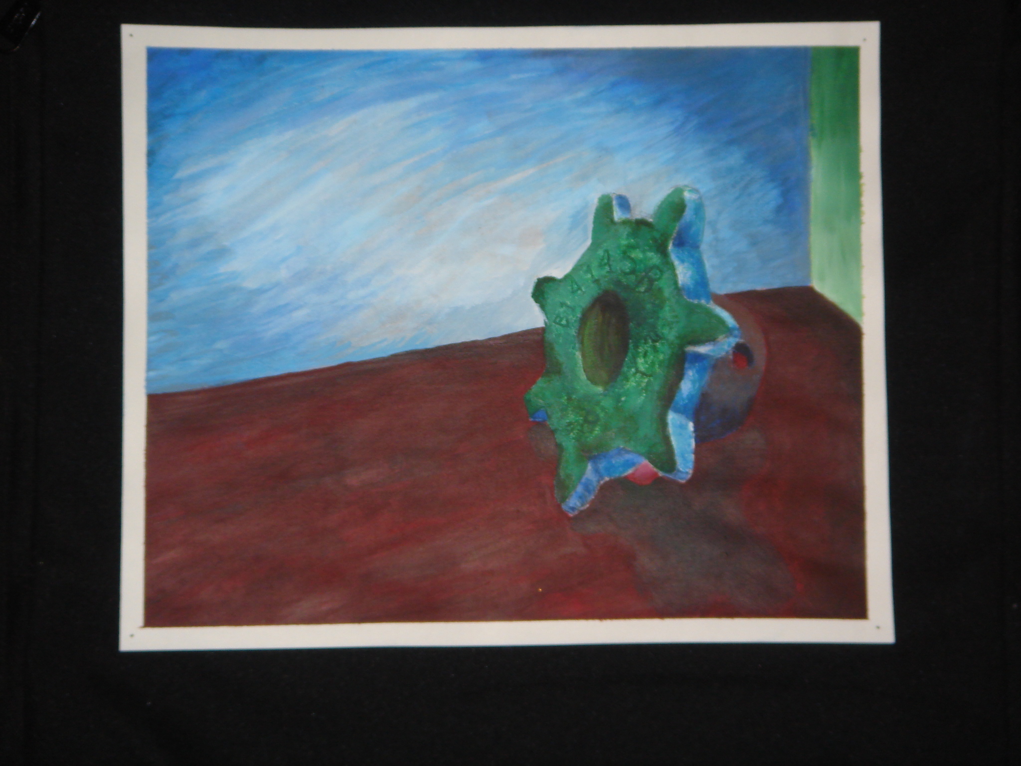 oil pastel on paper (circa 2009)